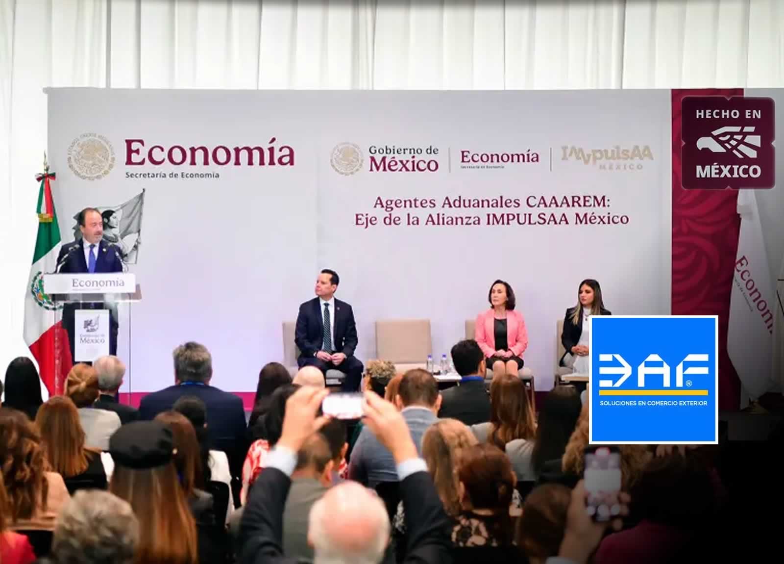 Agentes aduanales lanzan “IMPULSAA México” ante SE y ANAM